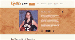 Desktop Screenshot of kristieslaw.org